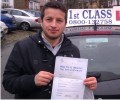 Fluturin with Driving test pass certificate